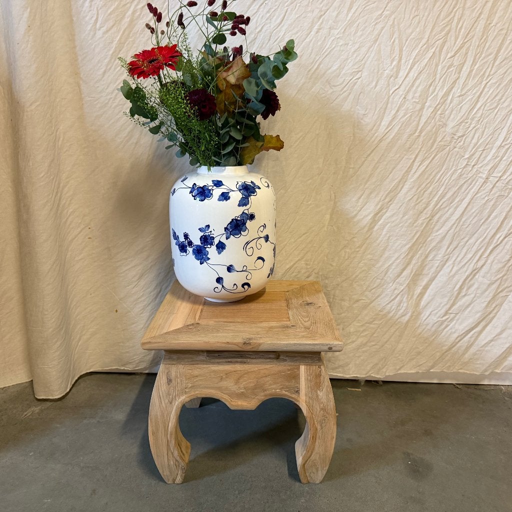 opium tafel - 40 x 40 cm - massief teak - Gratis bezorgd, Minder dan 55 cm, Taag 63, 2491 CS, Den Haag (Forepark), Vierkant, Nieuw