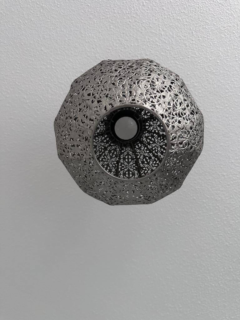 Oosterse stijl plafondlamp te koop (gamma hanglamp Aicha), Ophalen, Zo goed als nieuw, Metaal, Oosters