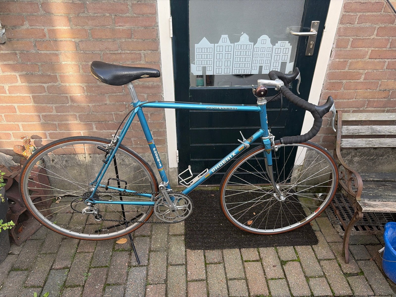 Phoenix racefiets met 61cm framehoogte en batavus, Fietsen en Brommers, 28 inch, Gebruikt, 10 tot 15 versnellingen, Velgrem