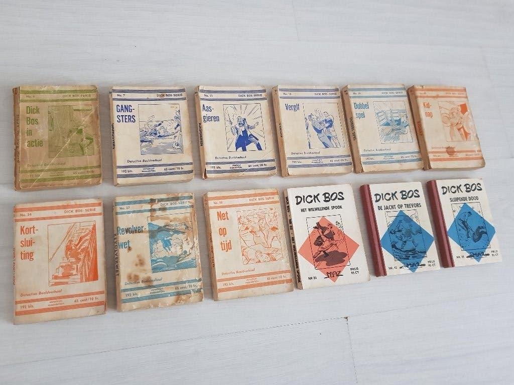 Dick Bos boekjes, Meerdere stripboeken, Ophalen of Verzenden, Gelezen, Alfred Mazure
