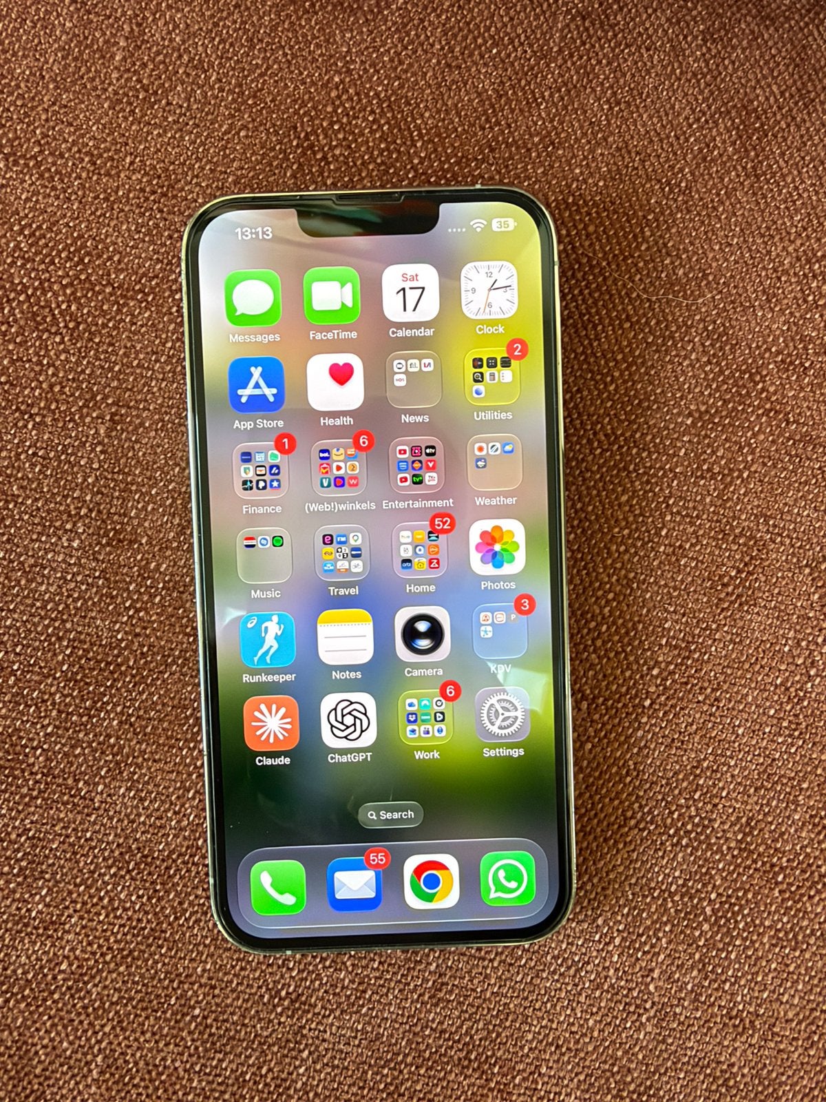 Phone 13 Pro 256GB Zilver | Batterij 100% | Nette staat, Telecommunicatie, 256 GB, Ophalen of Verzenden, Zo goed als nieuw, IPhone 13 Pro