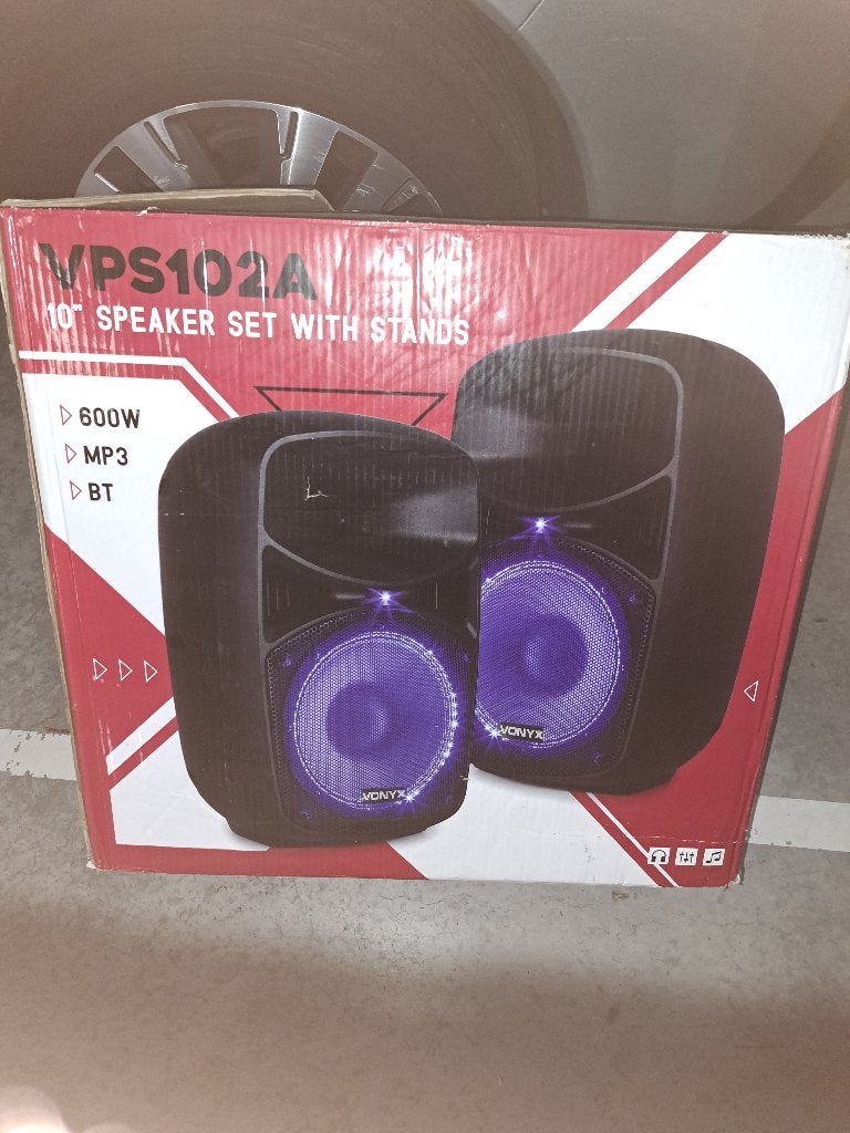 Speakerset., Audio, Tv en Foto, Luidsprekers, Speakerset, Zo goed als nieuw, Inclusief kabels, Ophalen