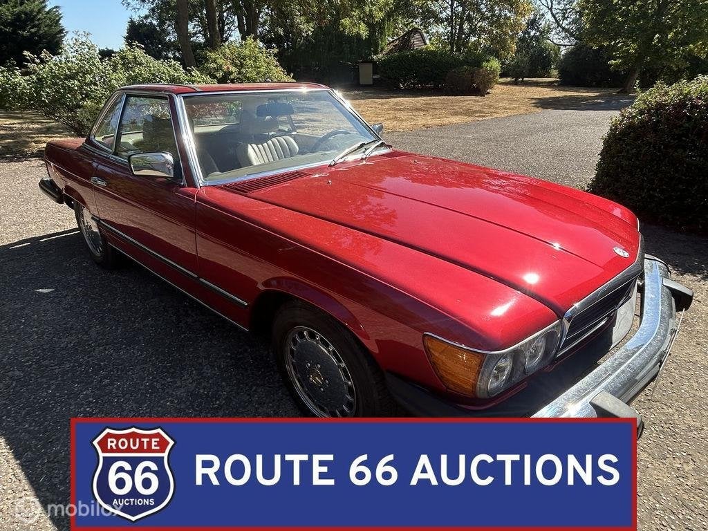 Mercedes-Benz 450 SL | 1979 | Route 66 Auctions, Auto's, Overige carrosserieën, Zwart, Mercedes-Benz, Bedrijf