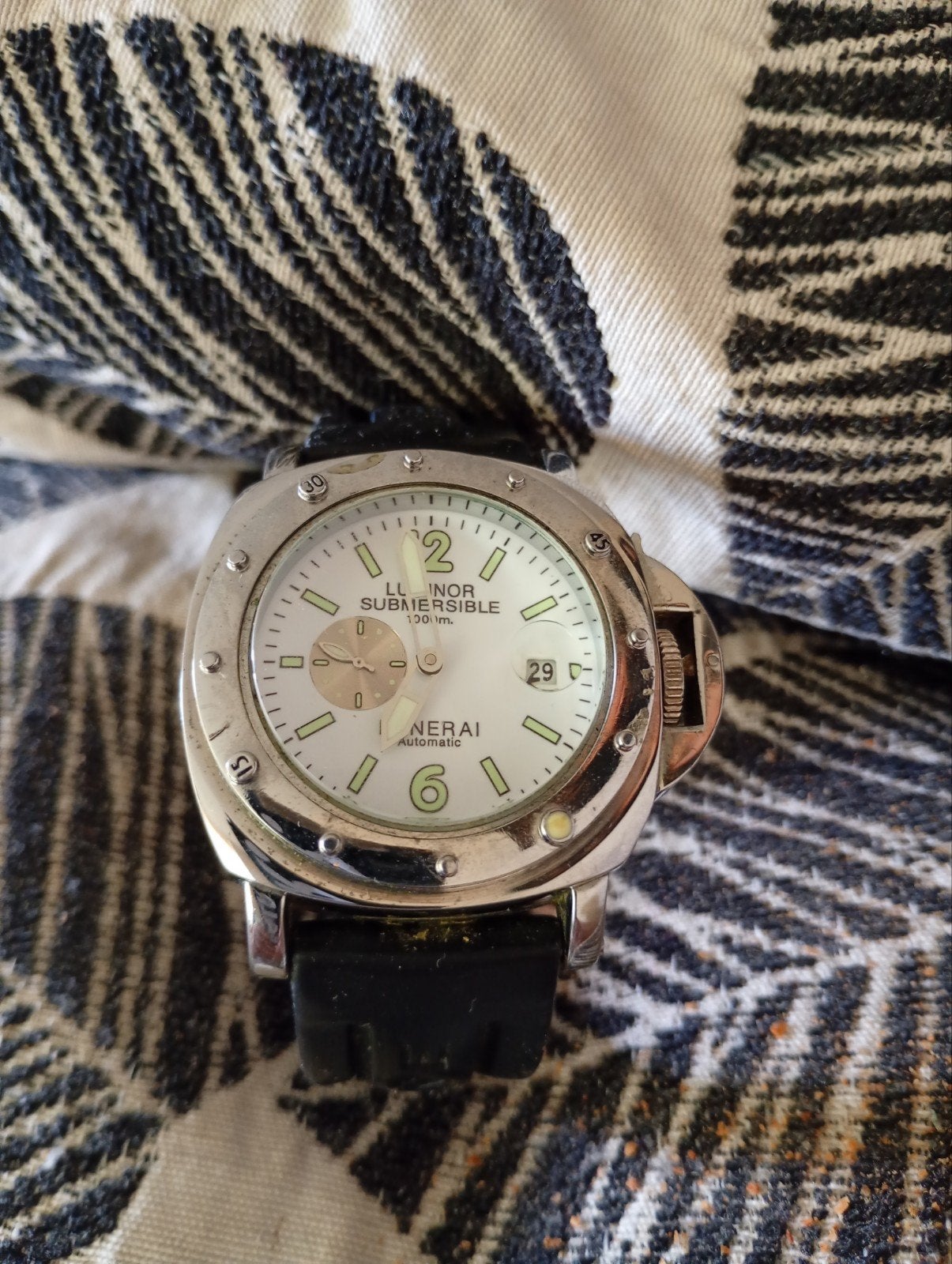 Panerai horloge, Ophalen of Verzenden, Staal, Overige merken, 1960 of later