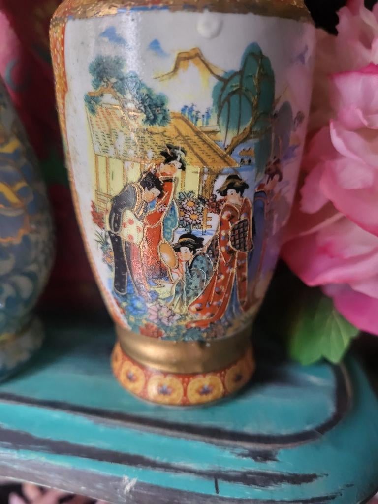 Vintage/Satsuma/Stijl/Vaasje, Ophalen of Verzenden