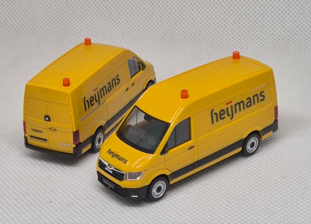MAN TGE Heijmans Eigenbouw, Hobby en Vrije tijd, Modelauto's | 1:87, Ophalen of Verzenden, Zo goed als nieuw, Auto, Herpa
