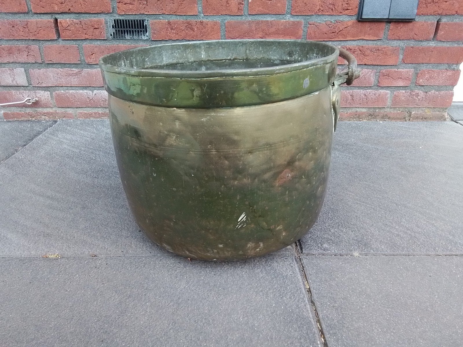 Mooie koperen ketel, Ophalen, Rond, Metaal, Minder dan 30 cm