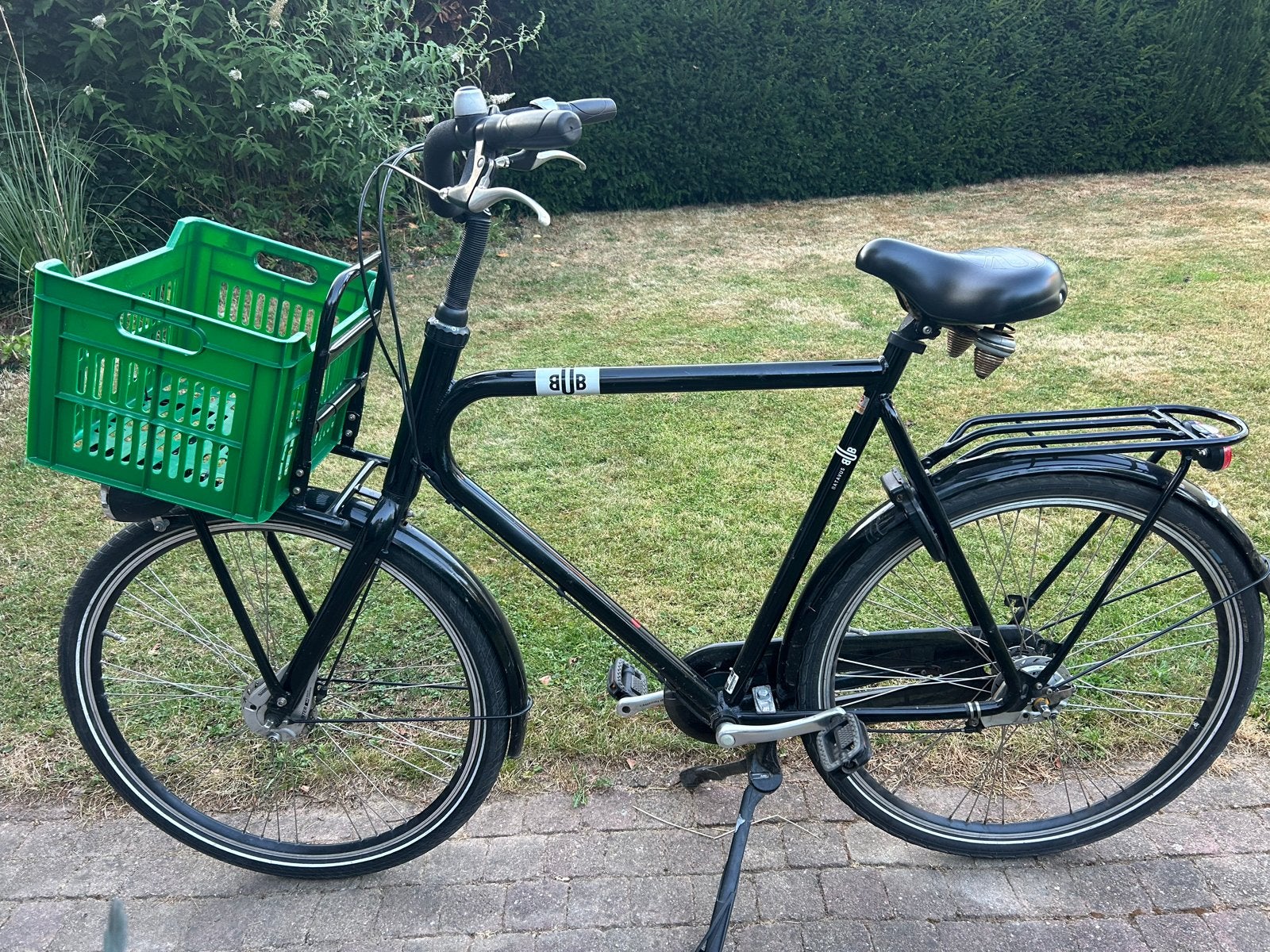 Grote Batavus BuB fiets met voordrager en krat - Frame 66 cm, Fietsen en Brommers, Fietsen | Heren | Herenfietsen, Ophalen, Gebruikt