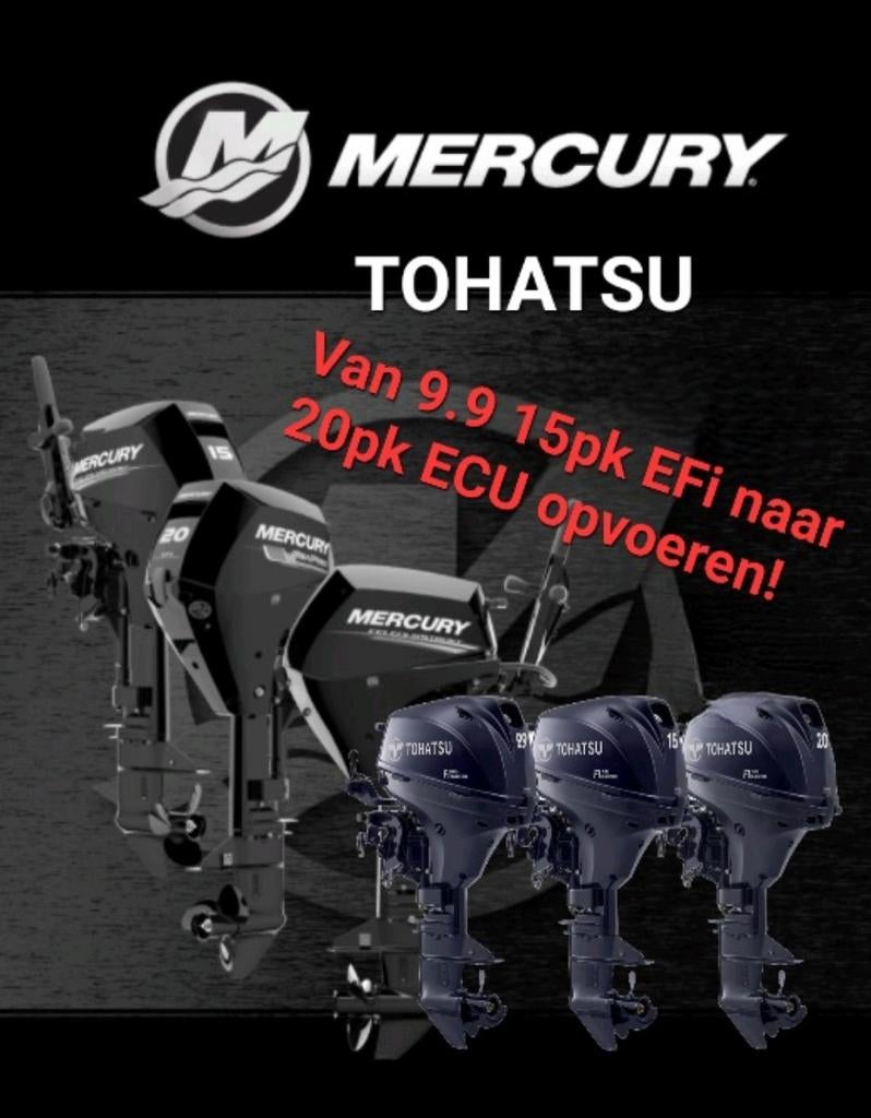 Suzuki Mercury ECU 10/15  EFi naar 20pk origineel remappen, Ophalen of Verzenden, Zo goed als nieuw, Benzine, 10 tot 30 pk
