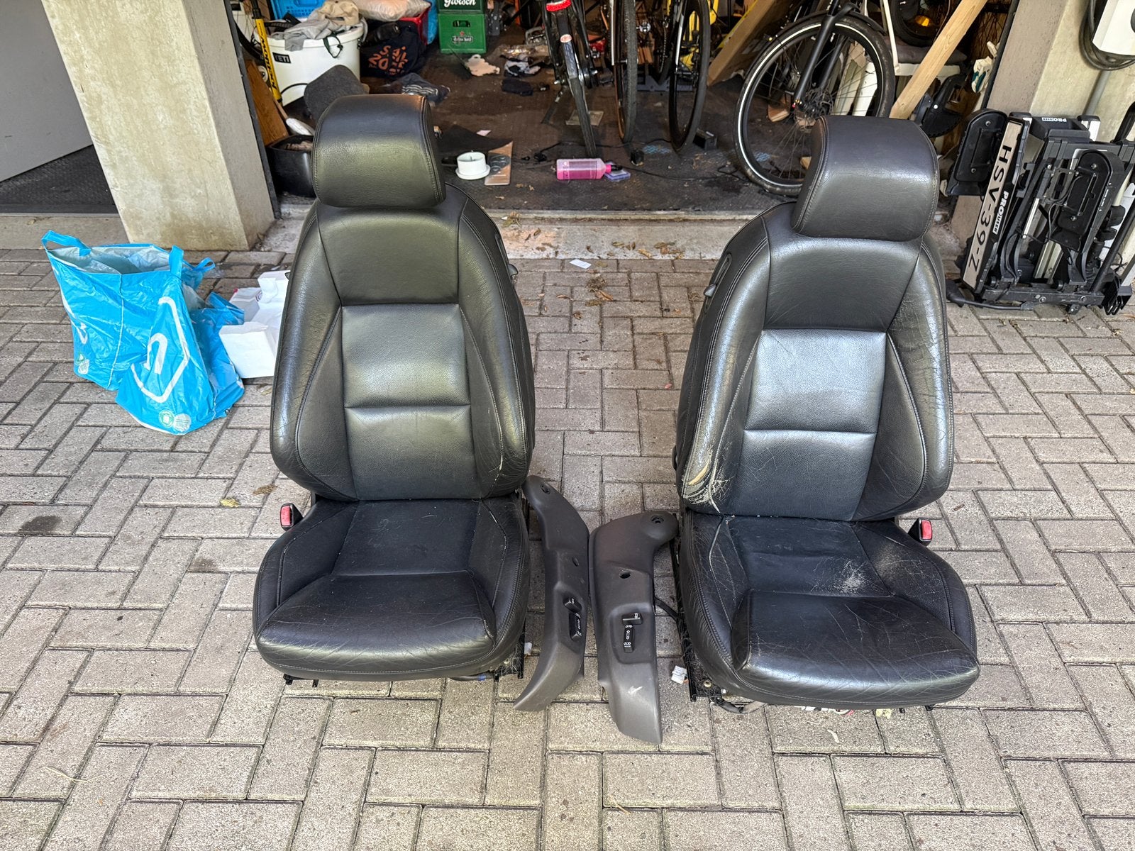 Saab 9-3 Aero/Viggen stoelen cabrio/3-deurs, Ophalen, Gebruikt, Saab