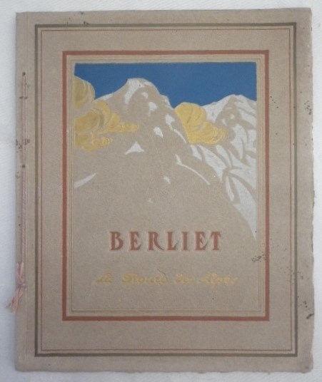 Berliet 1912 brochure franse auto oldtimer, Verzenden, Zo goed als nieuw, Overige merken