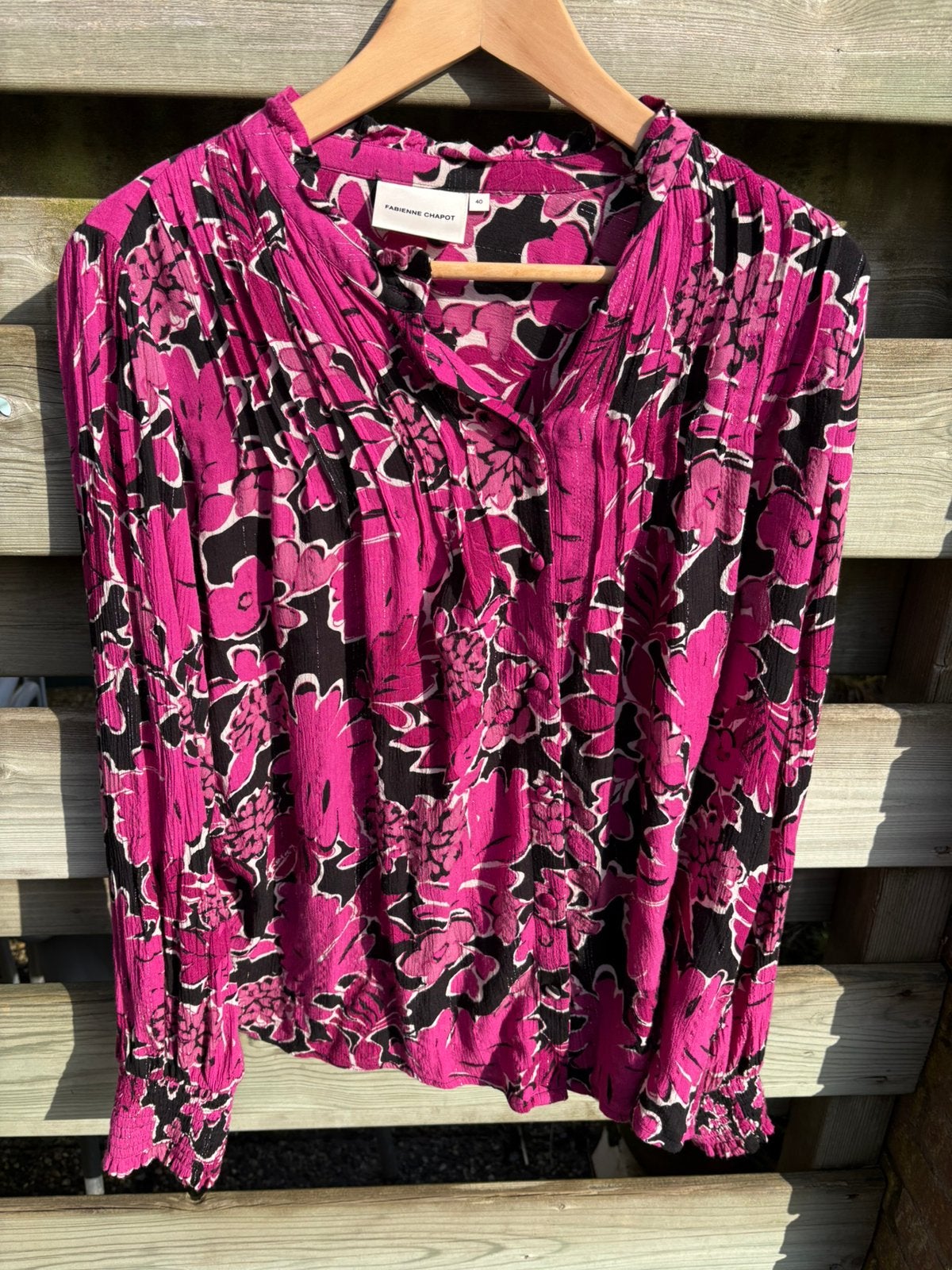 Fabienne Chapot blouse, Ophalen of Verzenden, Zo goed als nieuw, Maat 38/40 (M), Roze