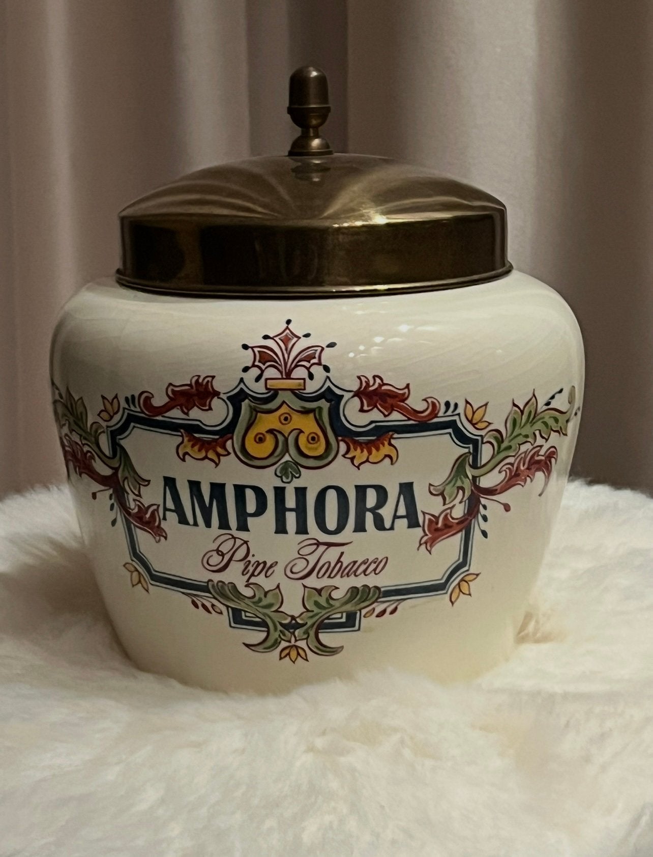 Antiek pot met koperen deksel, Antiek en Kunst, Ophalen of Verzenden