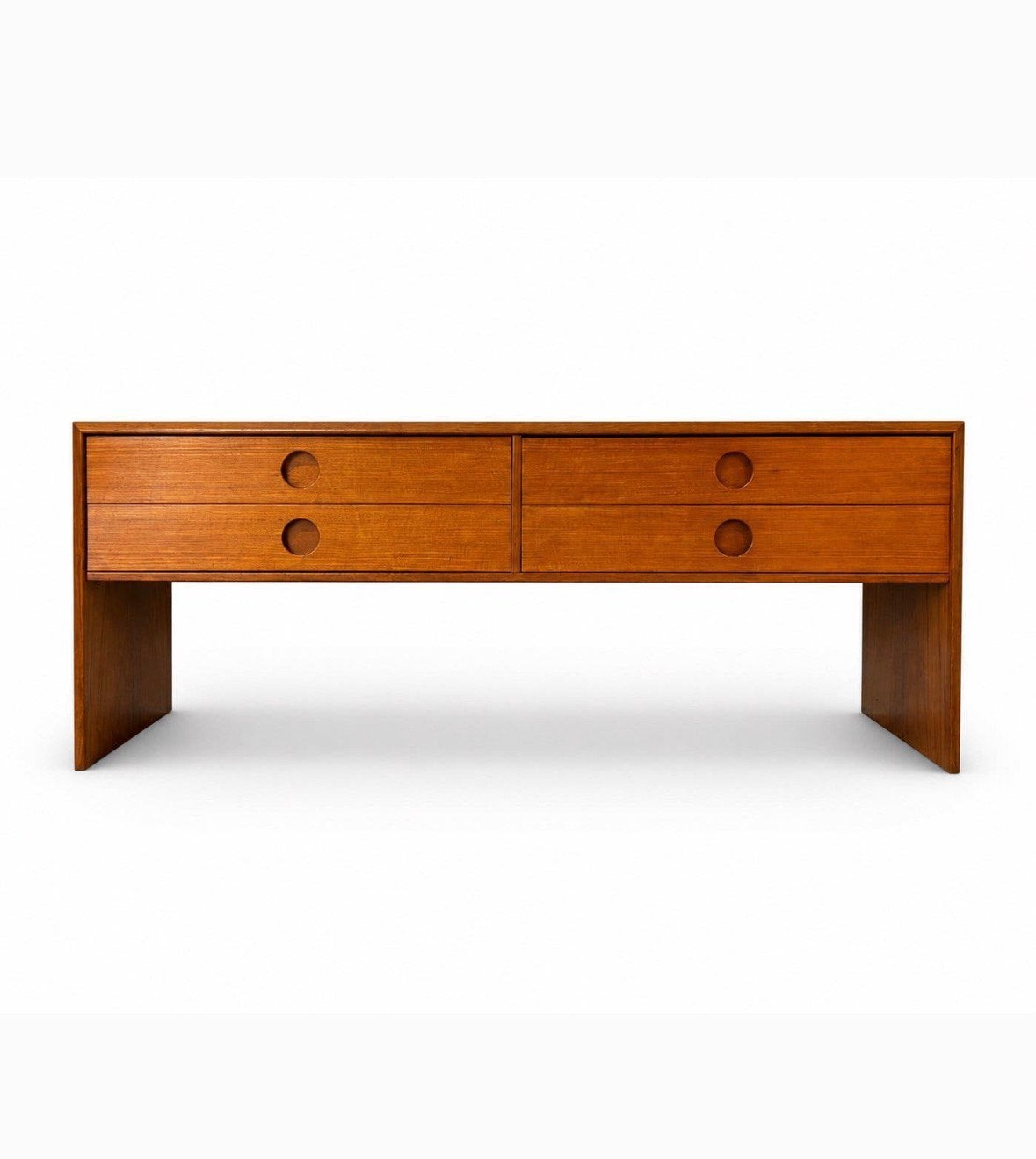 Kai Kristiansen Lowboard Dressoir Deens design, Ophalen, Mid century space age, 100 tot 150 cm, Teakhout