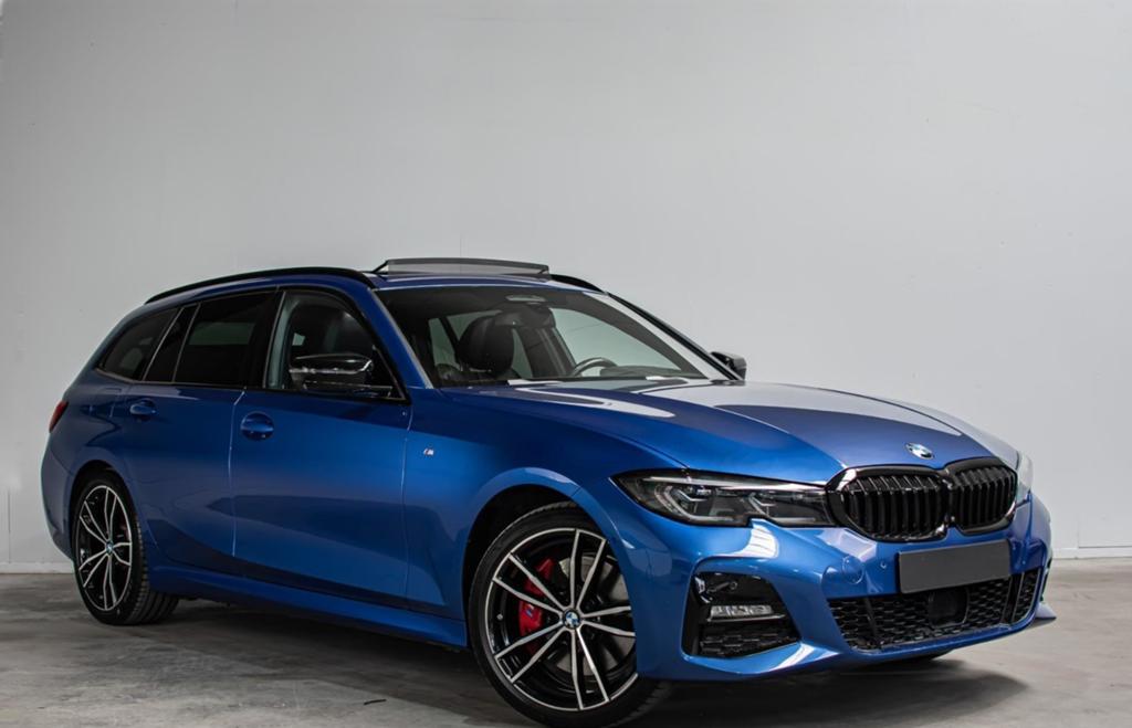BMW 3-Serie 330e 292pk Xdrive Aut 2021 Blauw, Auto's, Automaat, 1998 cc, Zwart, 4 cilinders