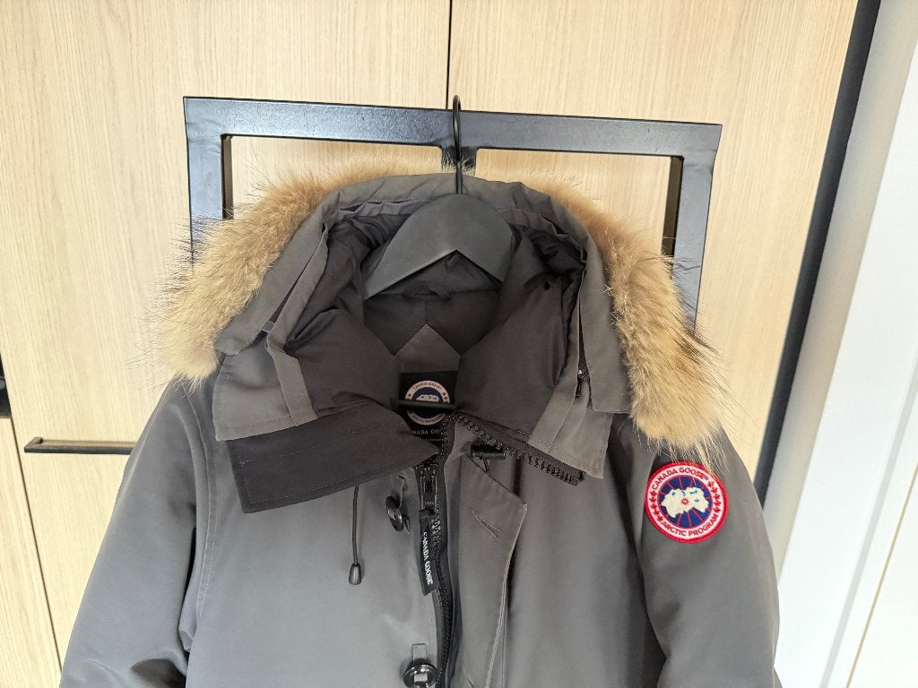 Canada Goose Chateau Parka S Grijs Graphite Jas Winterjas, Canada Goose, Ophalen of Verzenden, Grijs, Gedragen