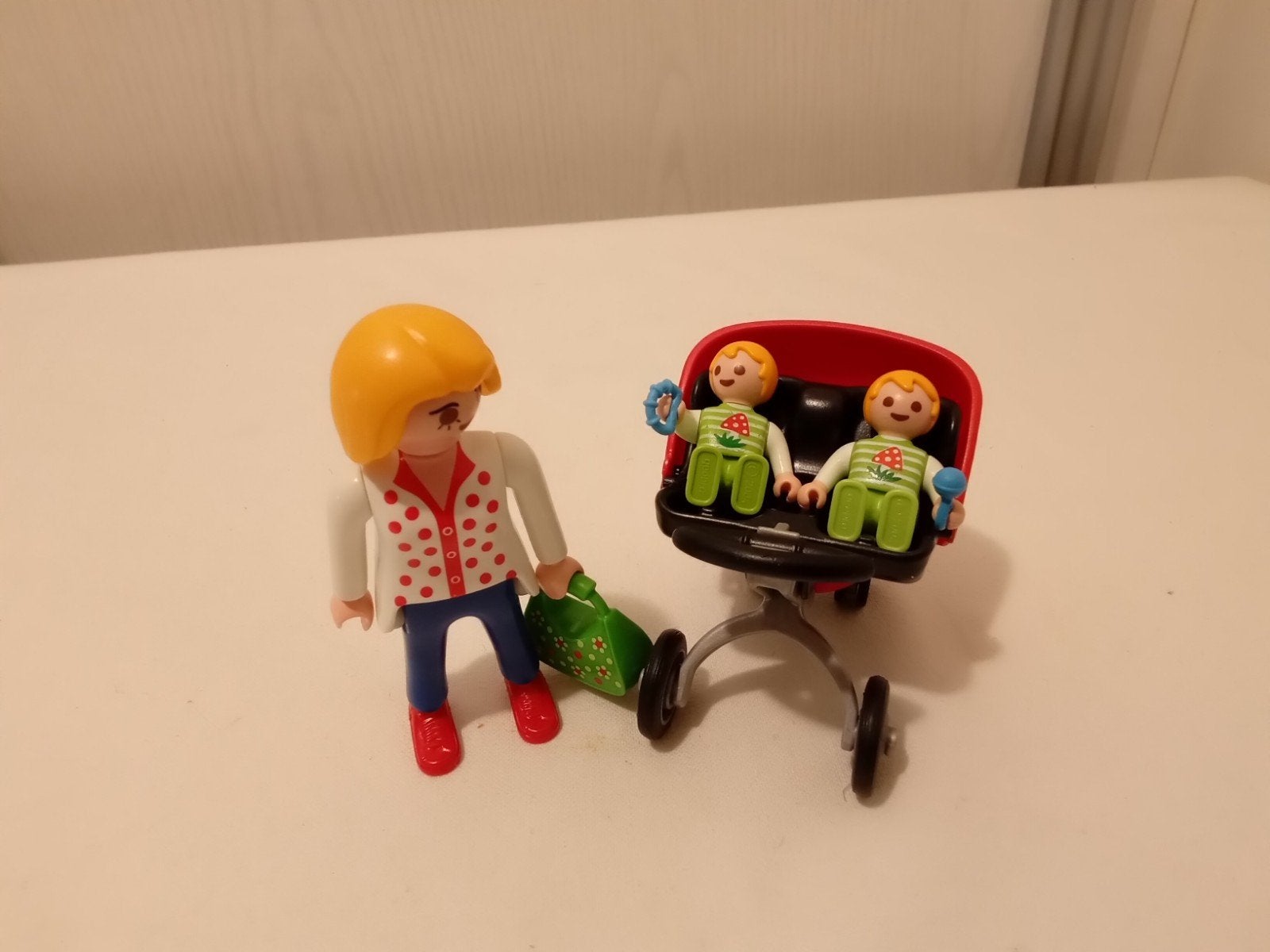 playmobil 5573 moeder met tweeling compleet, Complete set, Ophalen of Verzenden, Zo goed als nieuw, City life