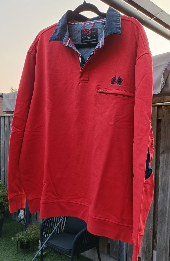 trui sweater 3xl heren first issue rood, Overige maten, Ophalen of Verzenden, Rood, First issue