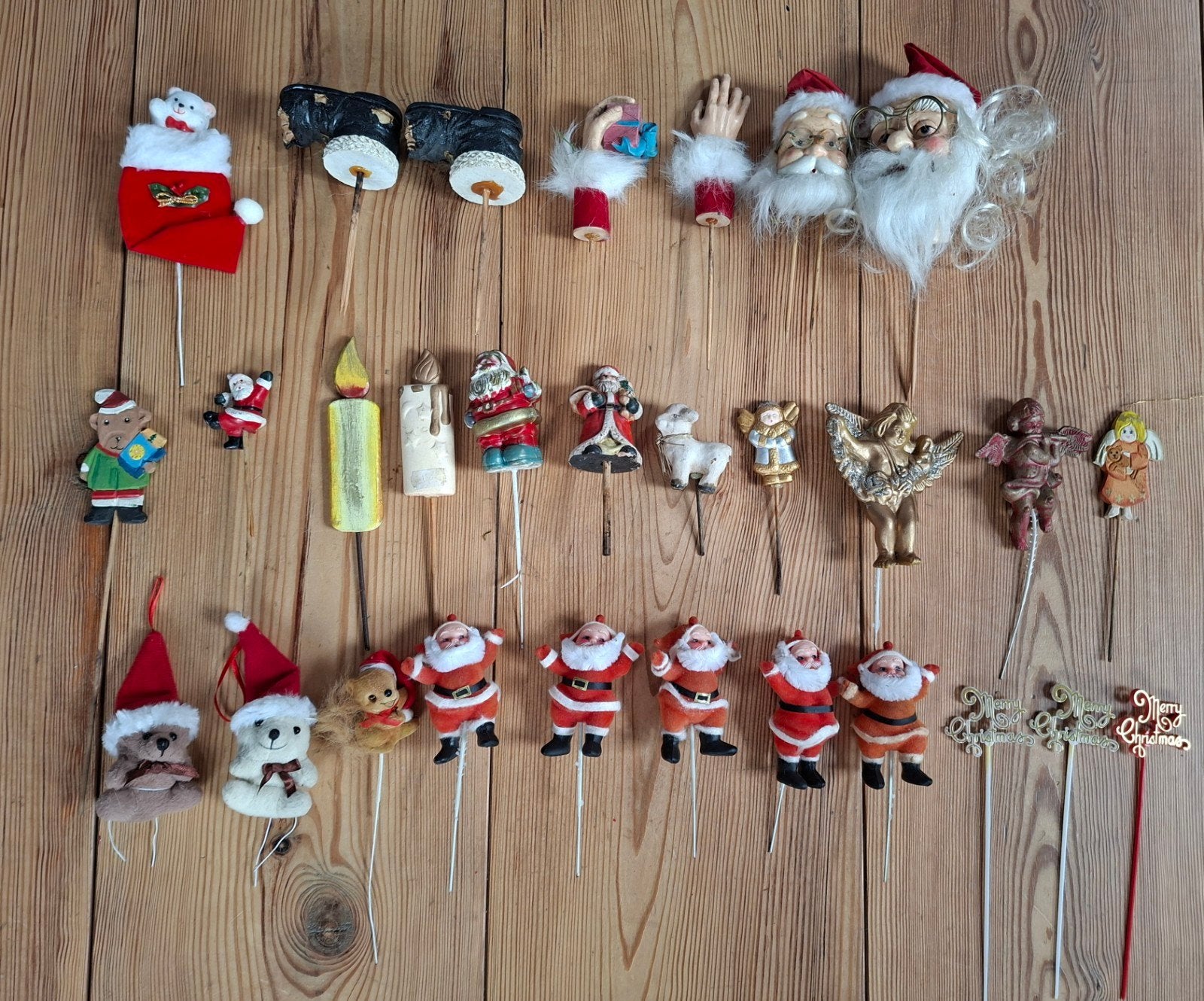 Diverse Kerstdecoratie voor Kerststukje., Ophalen of Verzenden, Zo goed als nieuw