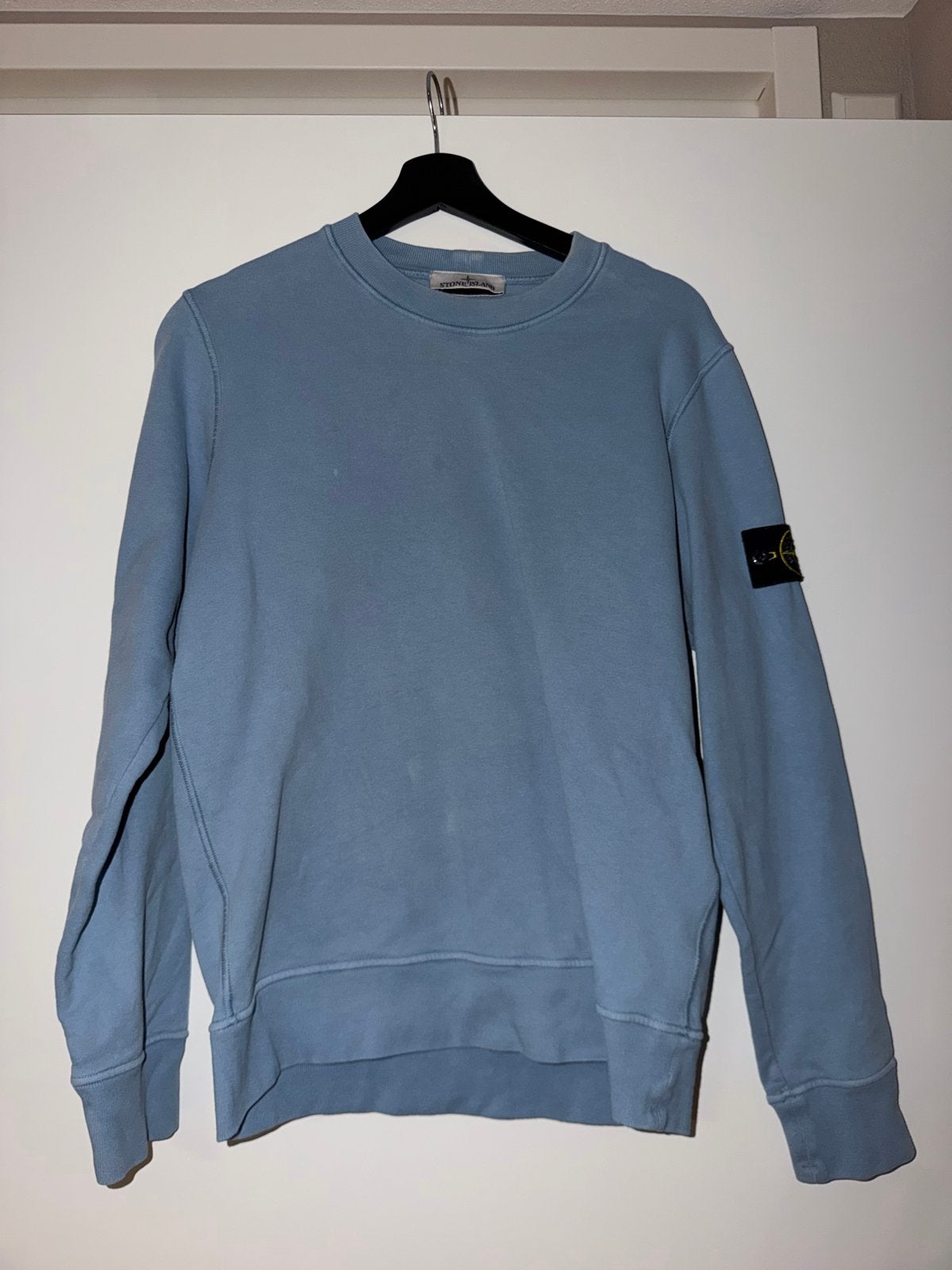 Stone Island sweater lichtblauw maat S, Ophalen of Verzenden, Gedragen, Maat 46 (S) of kleiner, Blauw