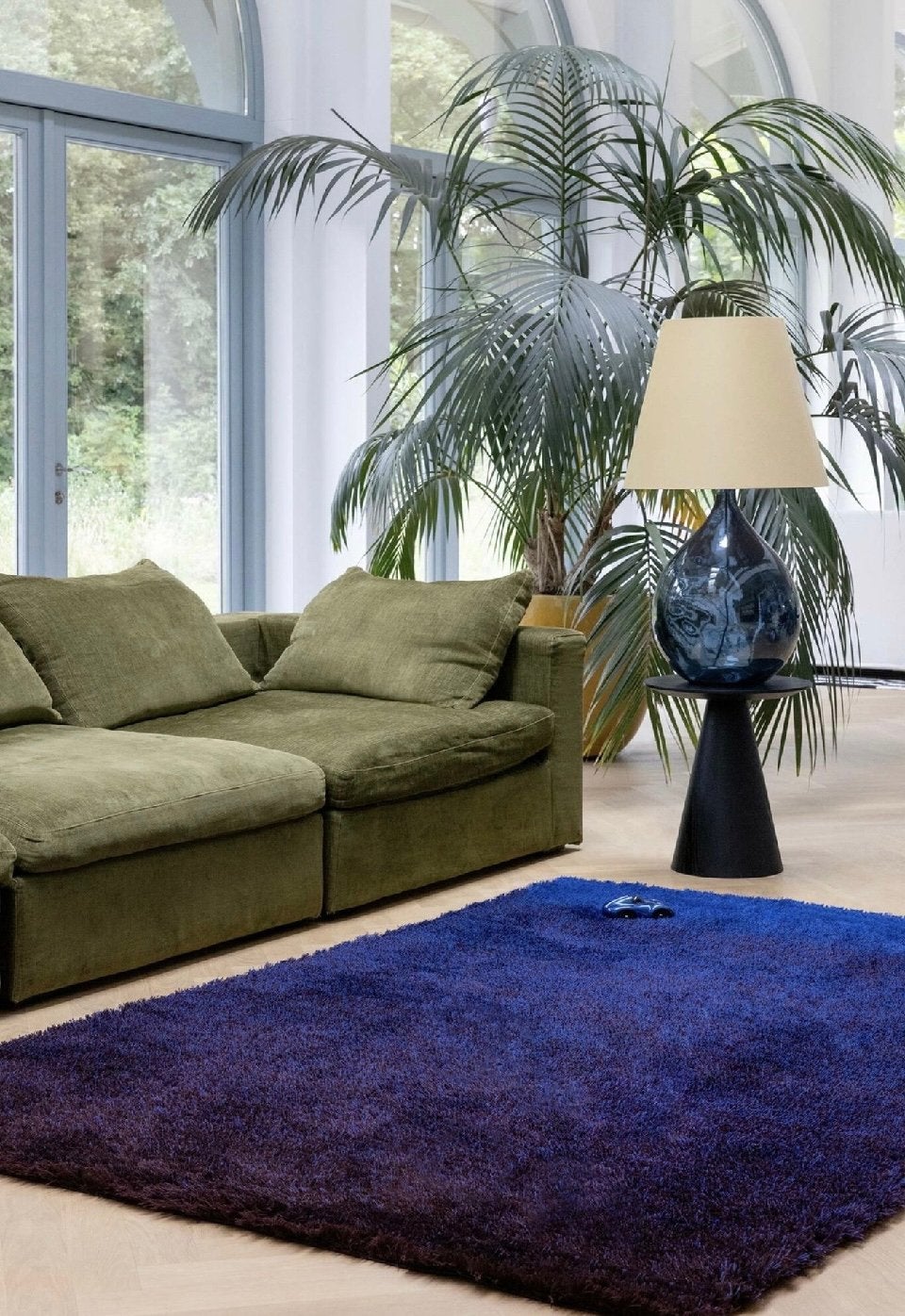 Brink en Campman tapijt Shade high Electric Blue NIEUW