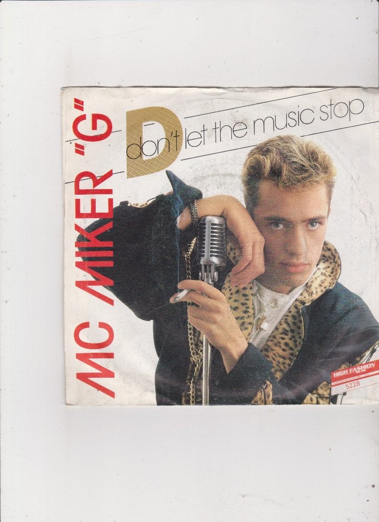 Single M.C. Miker "G" - Don't let the music stop, Ophalen of Verzenden, Gebruikt, 7 inch, Dance