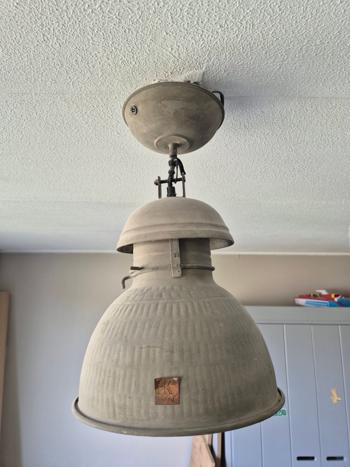 HK living lamp, Stoer, Zo goed als nieuw, Metaal, E27 (groot)