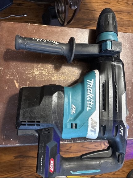 Makita GRH05-40V MAX XGT 1-9/16" Brushless Accu Boorhame, Verzenden, MAKITA, Zo goed als nieuw, Accu