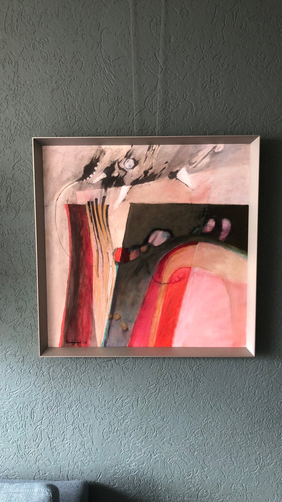 Schilderij / abstract kunstwerk Harm de noord, Ophalen