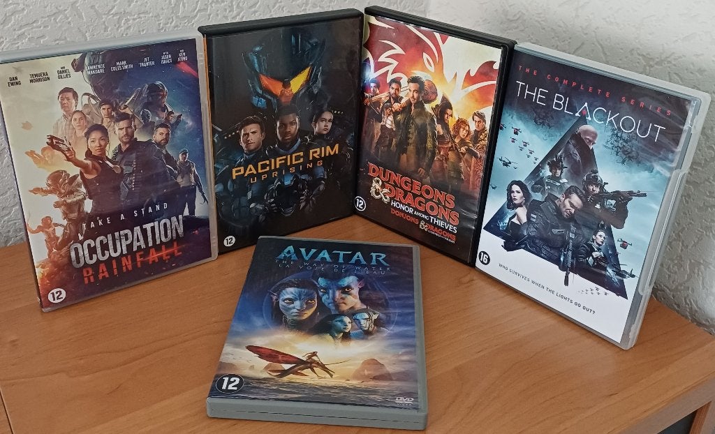 Avatar 2 + Pacific Rim + Dungeons & Dragons | DVD | 159, Cd's en Dvd's, Nederlands, Ophalen of Verzenden, Science Fiction, Vanaf 12 jaar