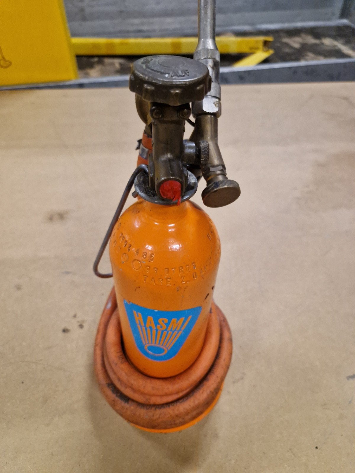 Hasmi Karwei Fles - Gasbrander met slang, Ophalen of Verzenden