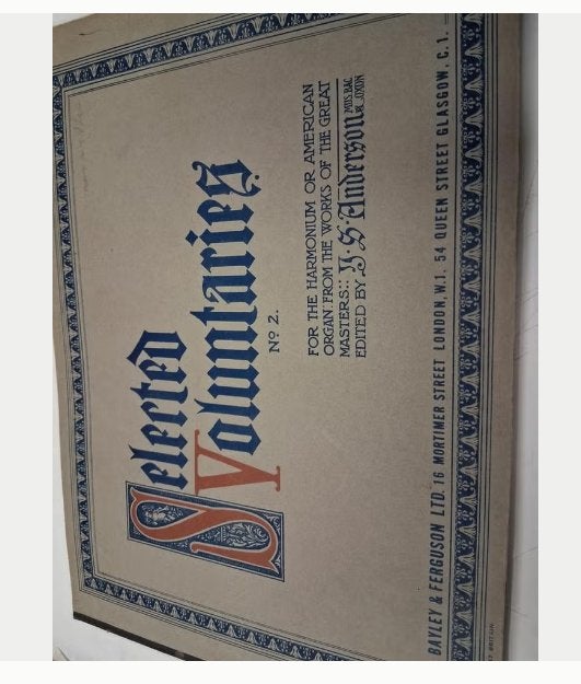 Selected Voluntaries No. 2 voor Harmonium of Amerikaans Org