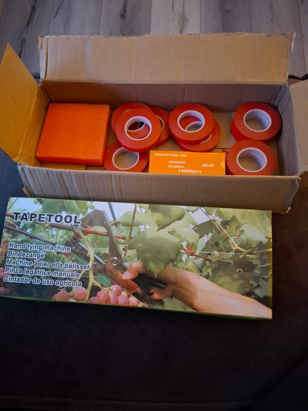 Tapetool bindtang voor planten - incl. tape + nietjes, Verzenden, Eenjarig, Groenteplanten, Volle zon