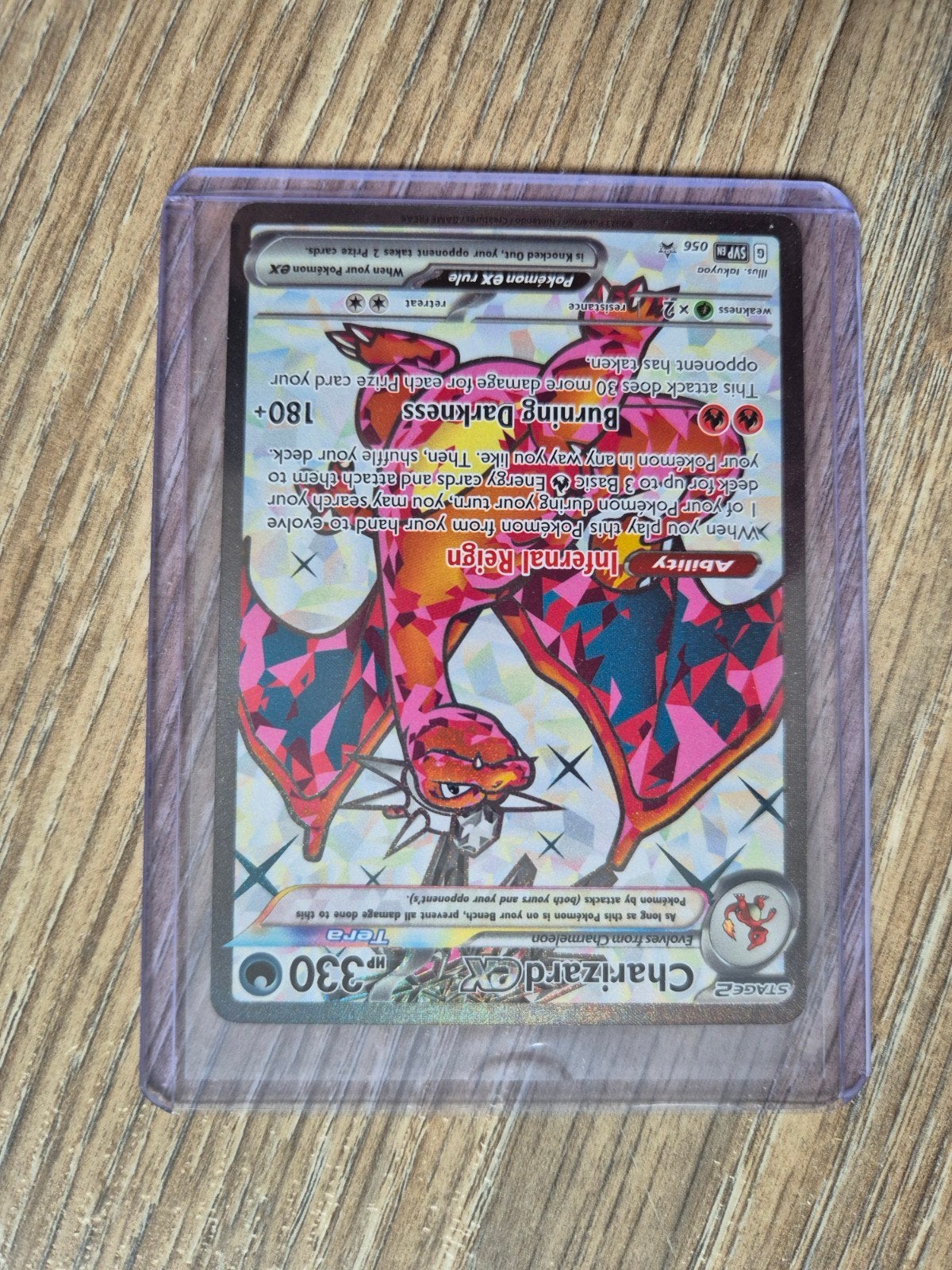 Pokemonkaart Charizard 056, Ophalen of Verzenden, Zo goed als nieuw