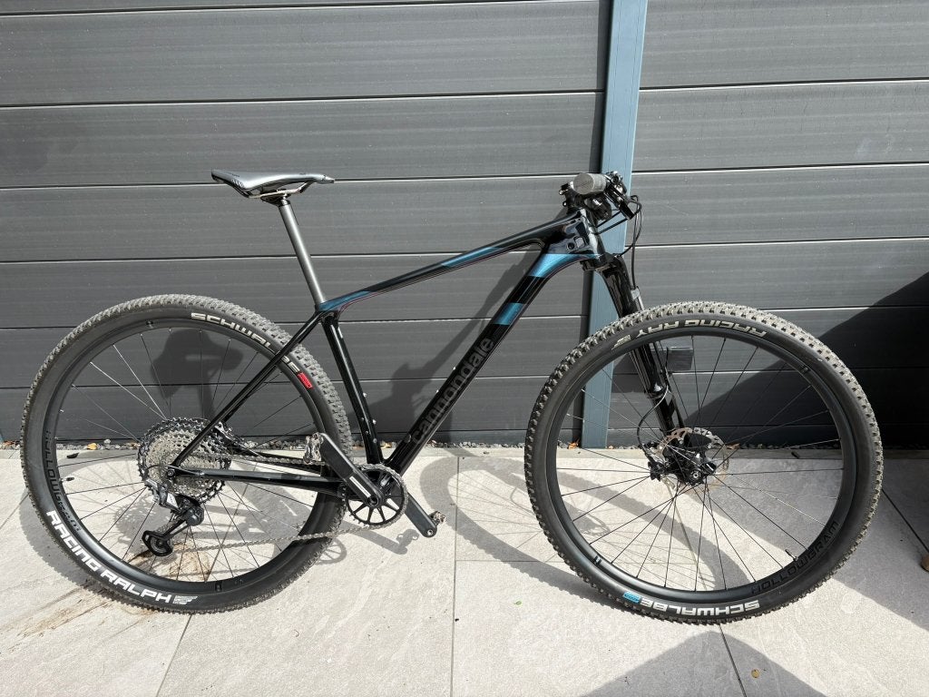 Cannondale F-Si Carbon 2 maat M  met Lefty Ocho carbon, Hardtail, Heren, Zo goed als nieuw, Schijfrem