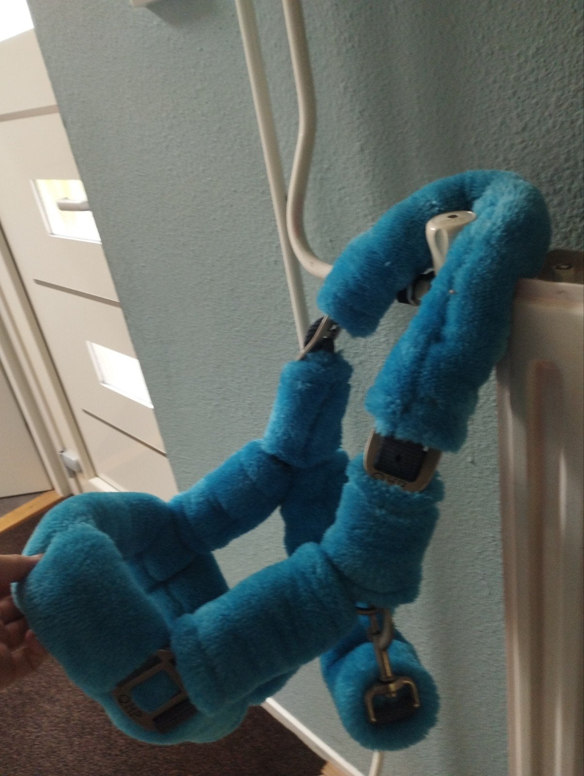 turquoise halster te koop (full), Ophalen of Verzenden, Nieuw, Veelzijdigheid