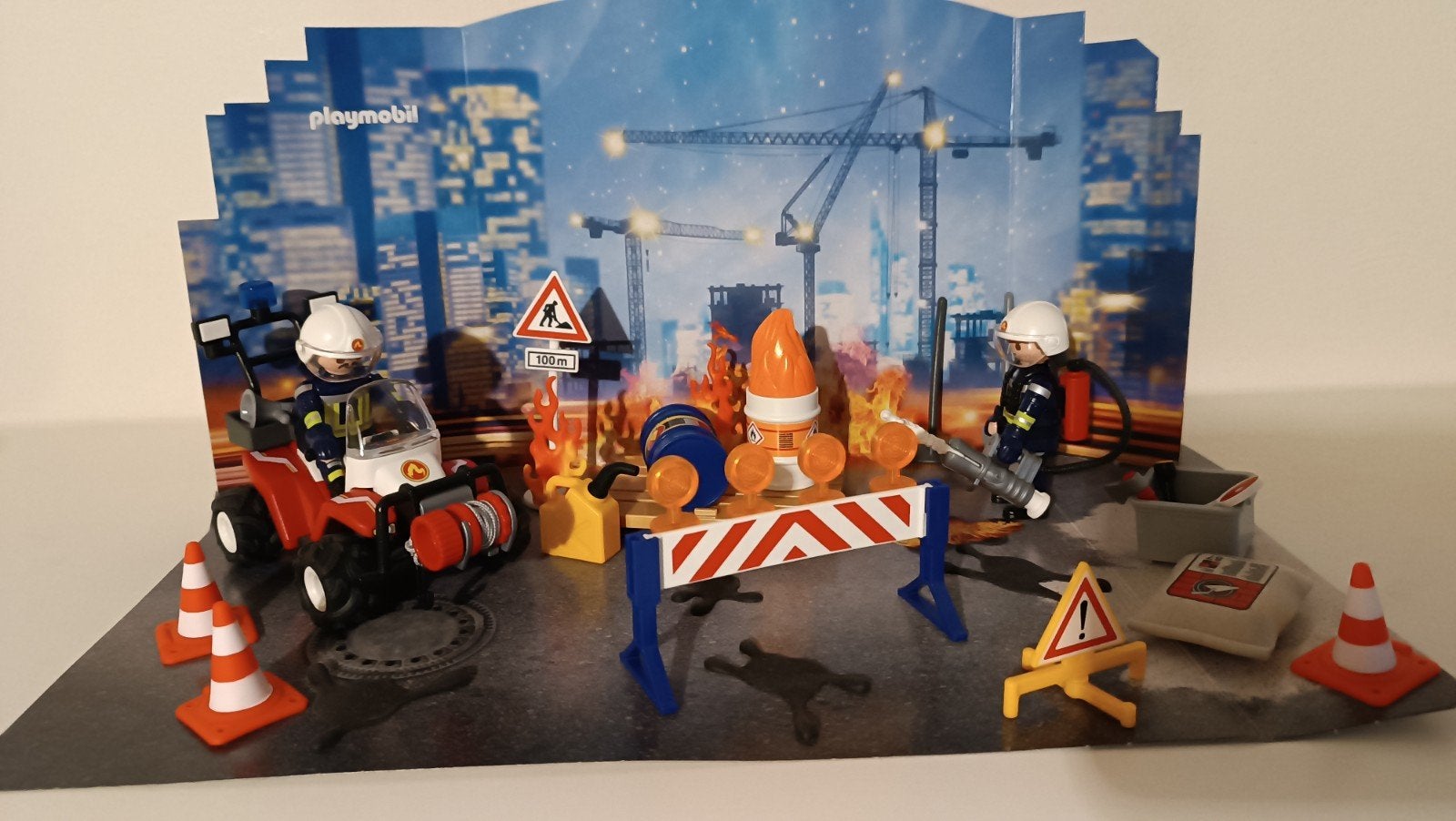 Playmobil 9486 "Interventie op de bouwwerf", Ophalen of Verzenden, Zo goed als nieuw