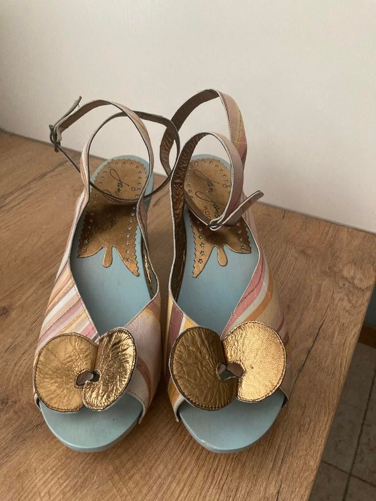 Jan Jansen Dutch Design Woody schoenen, Kleding | Dames, Schoenen, Ophalen of Verzenden, Gedragen, Overige kleuren, Schoenen met hoge hakken