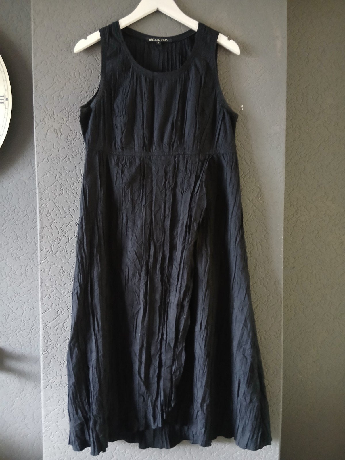 Ultimate Mik's krinkel jurk zwart maat S (valt als M), Kleding | Dames, Jurken, Verzenden
