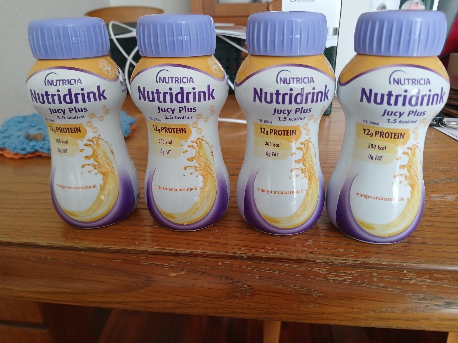 Nutricia Proteïne drankjed, Ophalen