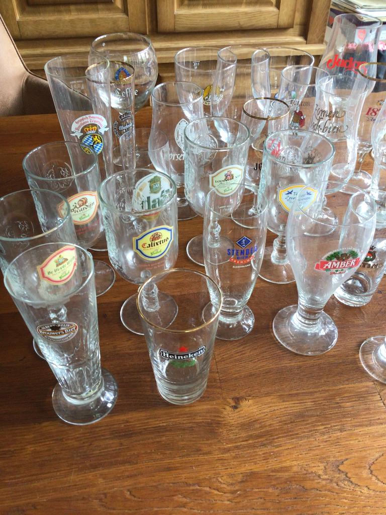 Bierglazen, Verzamelen, Glas en Borrelglaasjes, Ophalen of Verzenden, Gebruikt, Bierglas