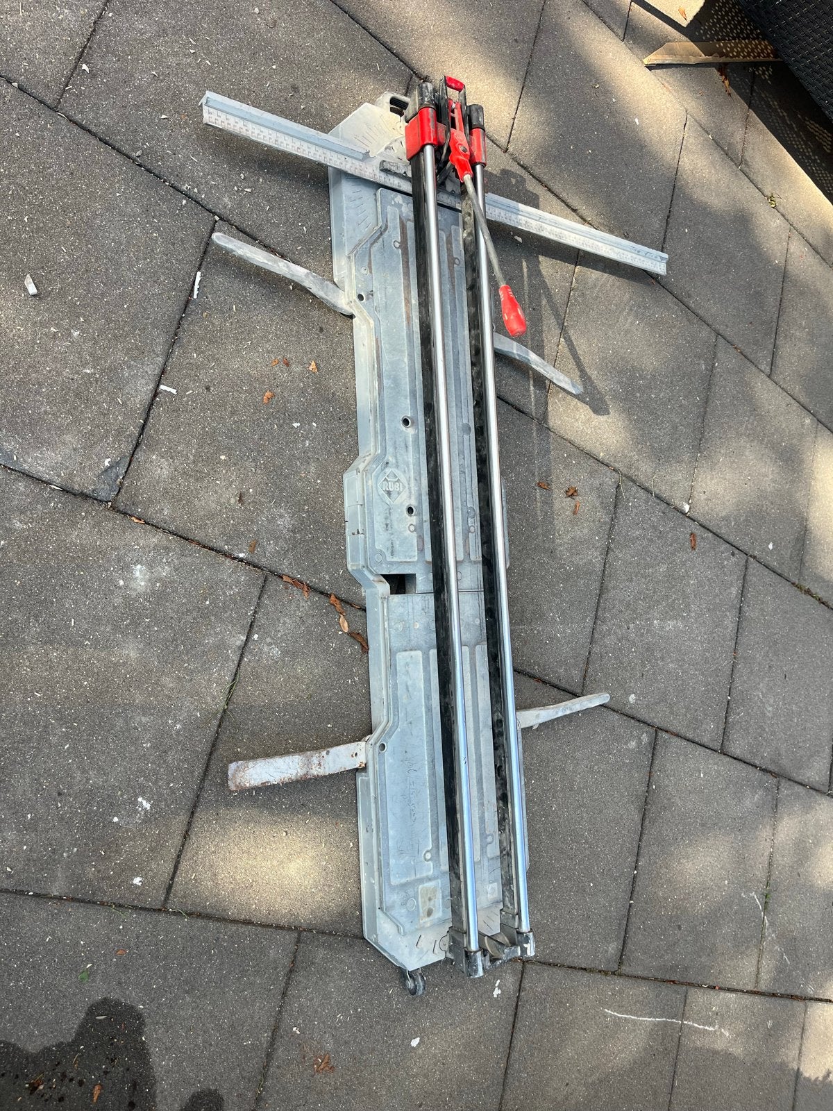 Rubi TX-1200 tegelsnijder met koffer, Ophalen, Gebruikt, Overige typen, Minder dan 5 m²
