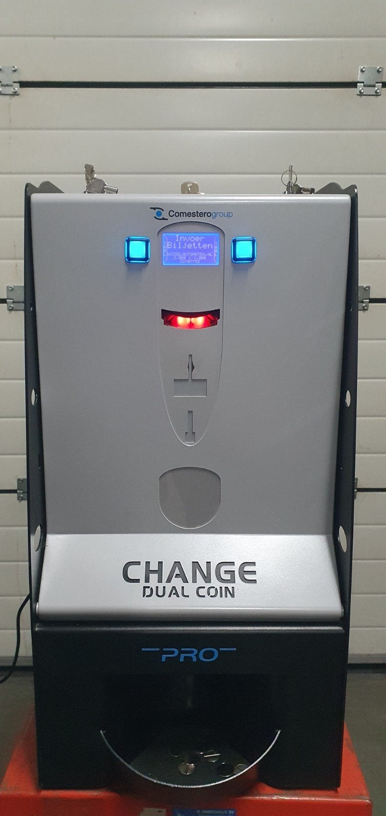Wisselautomaat duelcoin pro, Verzamelen, Ophalen, Gebruikt
