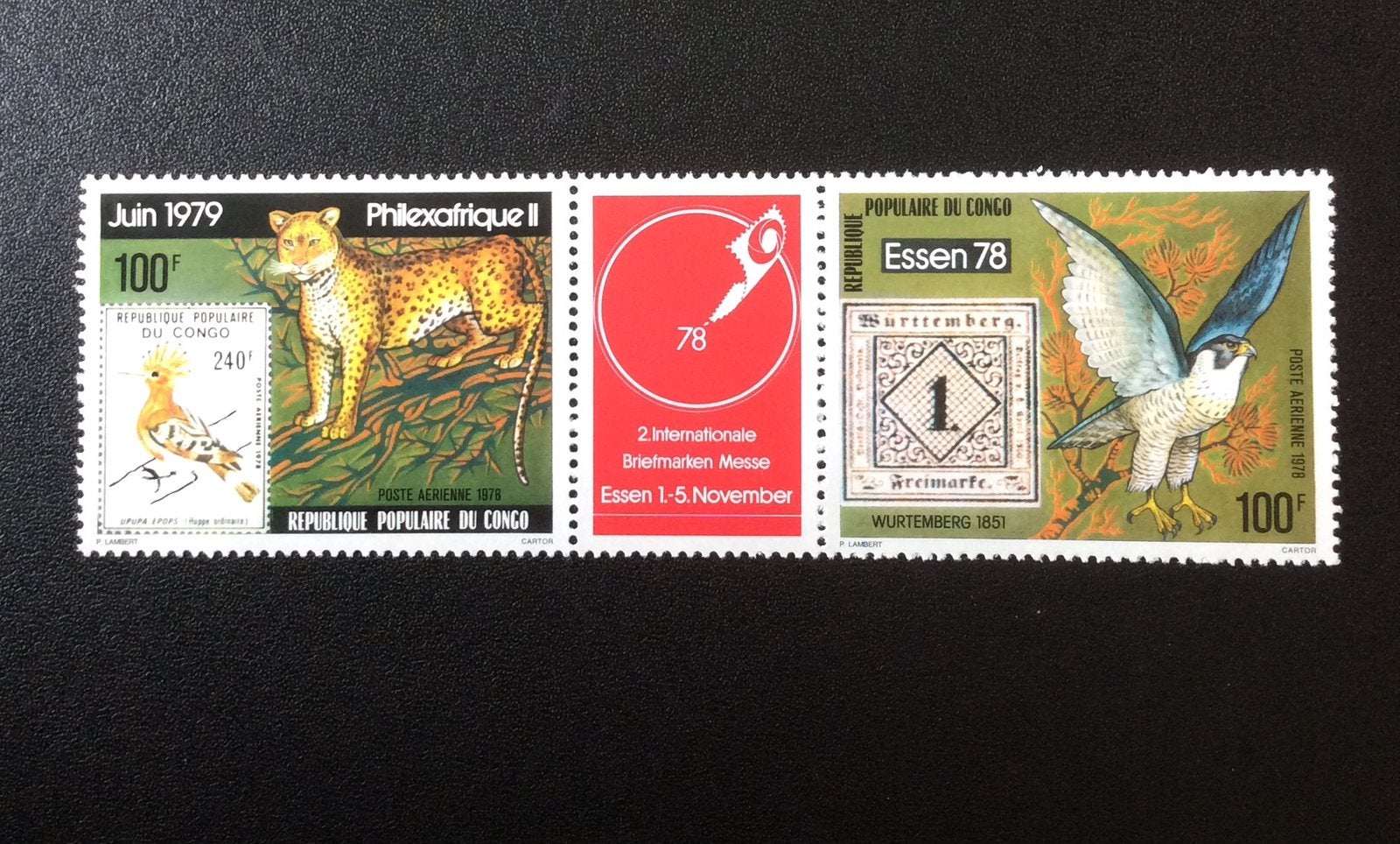 Congo postzegels 1978 Mi 652/53, Ophalen of Verzenden, Overige landen