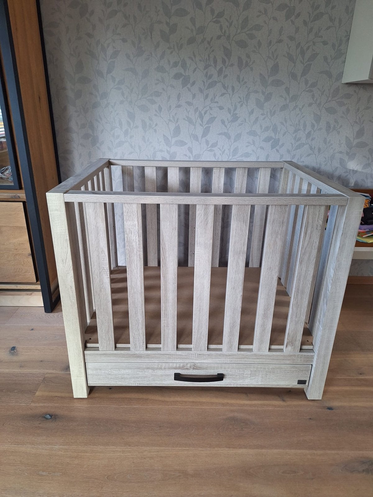 Houten box met lade - nieuwstaat, Ophalen, Zo goed als nieuw, Vierkant, Lade