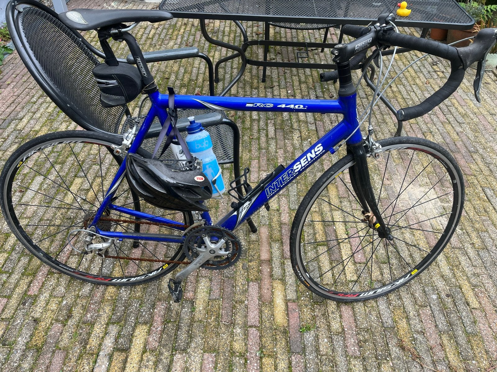 Intersens Racefiets RG 440 - Blauw, Gebruikt, 28 inch, Gebruikt, Aluminium, 15 tot 20 versnellingen