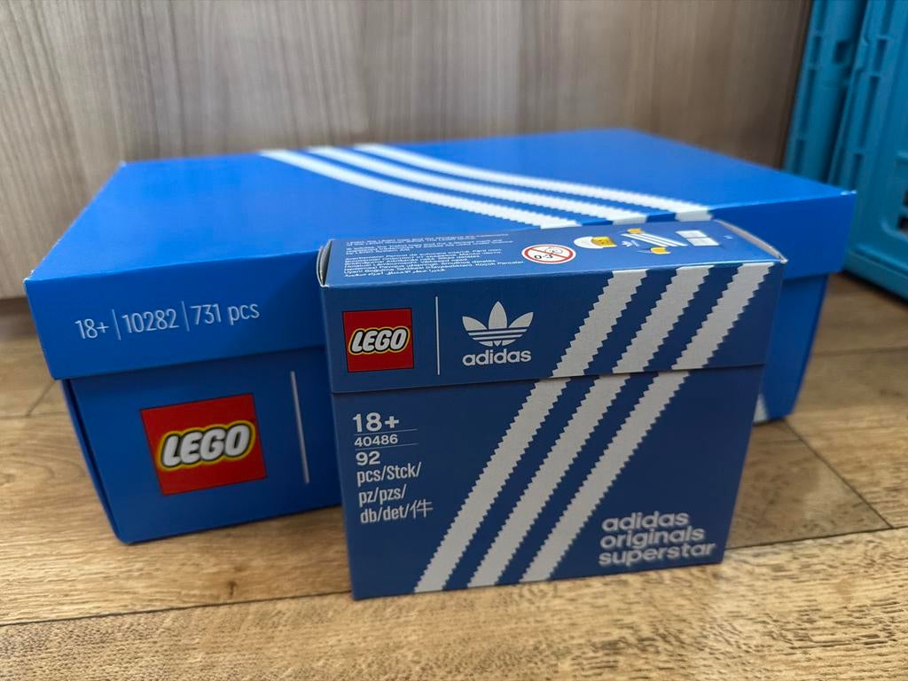 LEGO Adidas Originals Superstar Set (10282 & 40486), Overige thema's, Lego, Nieuw, Ophalen of Verzenden