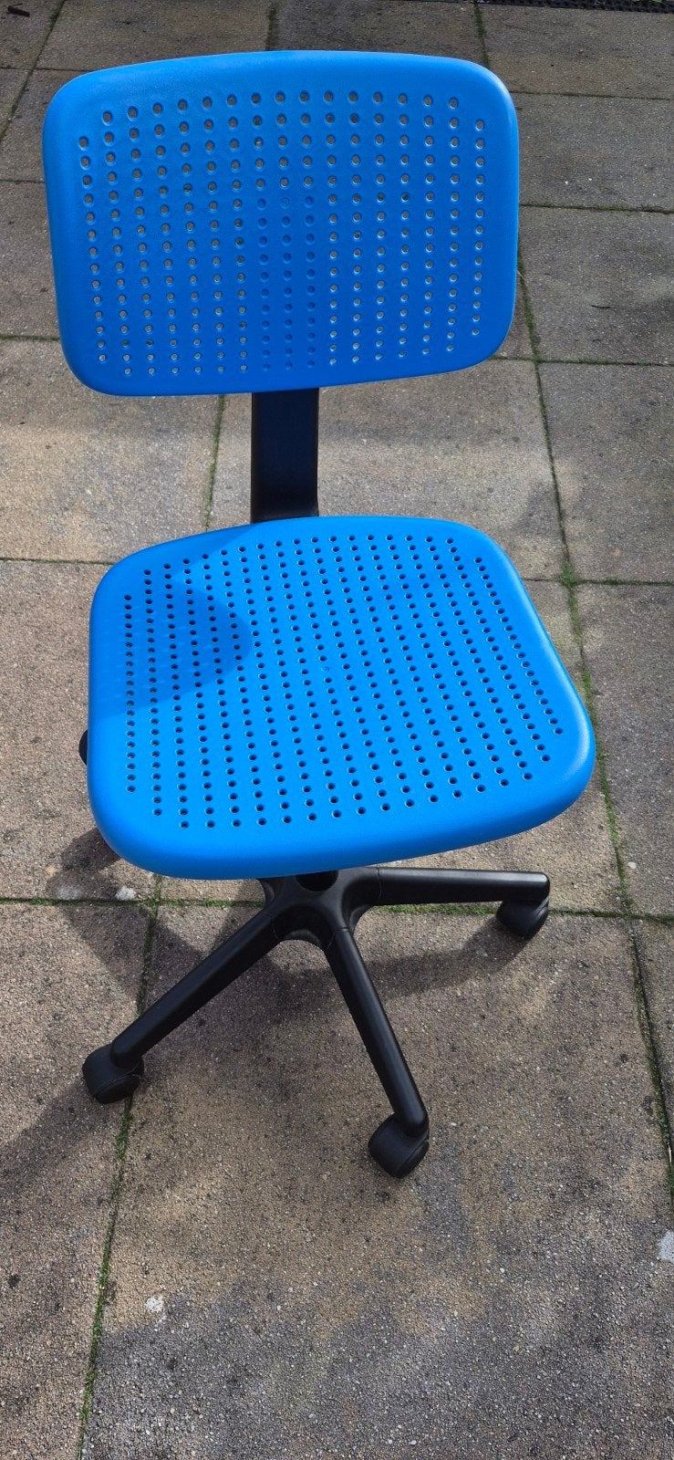 IKEA Bureaustoel Blauw - Comfortabel en Verstelbaar, Ophalen, Gebruikt, Blauw, Bureaustoel