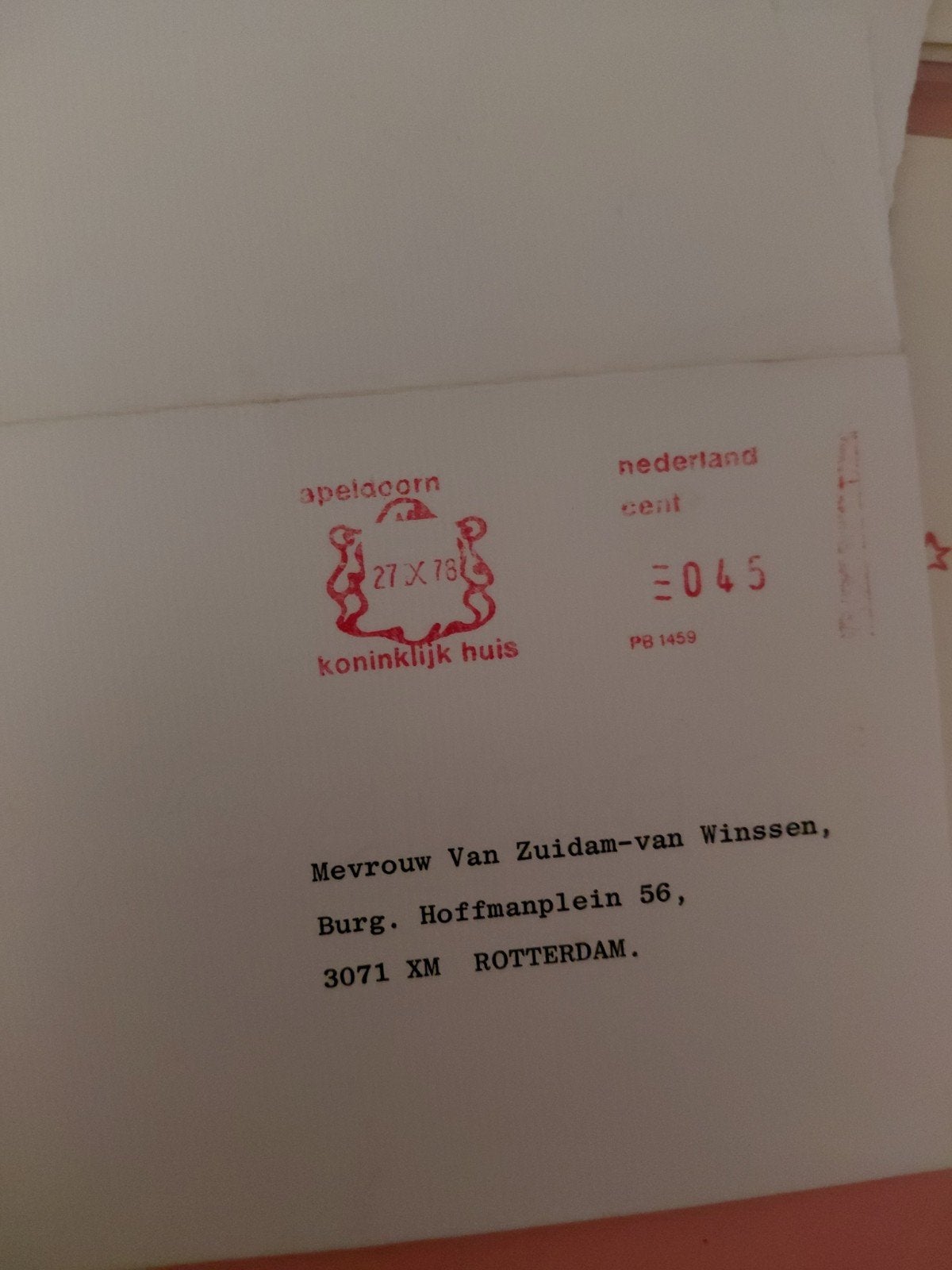 Kaarten Beatrix en zussen met antwoord koninklijk huis., Ophalen of Verzenden, Zo goed als nieuw, Nederland, Kaart, Foto of Prent