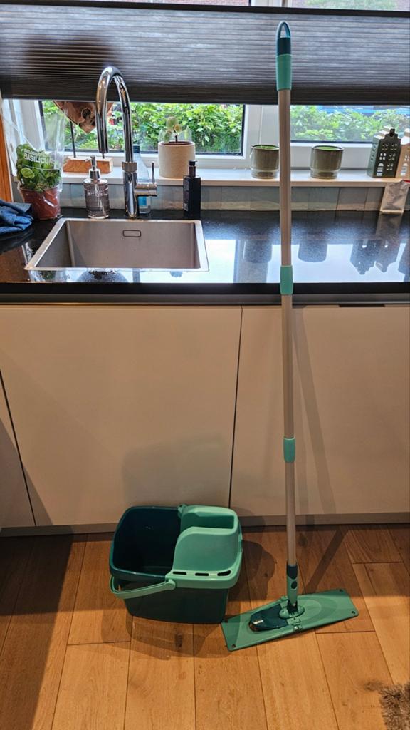 Leifheit Profi Schoonmaakset - Dweil en Emmer, Ophalen, Dweilemmer, -bak, of -wagen